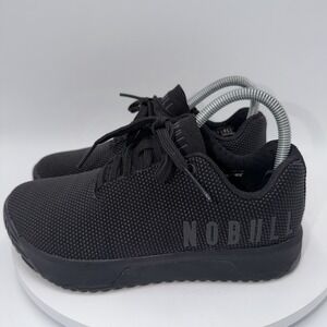 Nobull Outwork Super-fabric Trainer Workout Gym Sneakers Shoes Black Women's 7